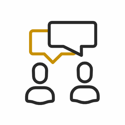 World-class 24/7 support team icon white World-class 24/7 support team icon white